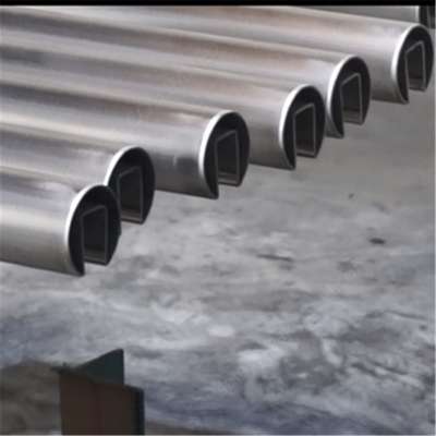 single slot stainless steel welded tube for handrail